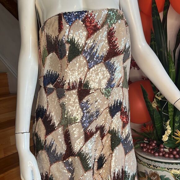 ANTHROPOLOGIE x BHLDN sequins jumpsuit - Picture 6 of 7